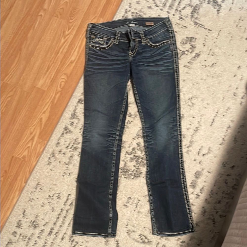 Silver Jeans Blue Skinny Jeans Classic Denim